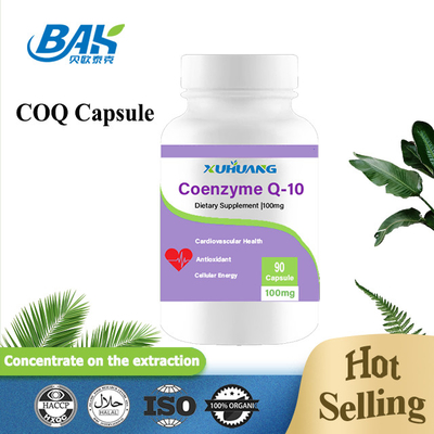 100 mg Coenzym Q10 Pulver für individuelle Flaschen mit Haltbarkeit von 36 Monaten