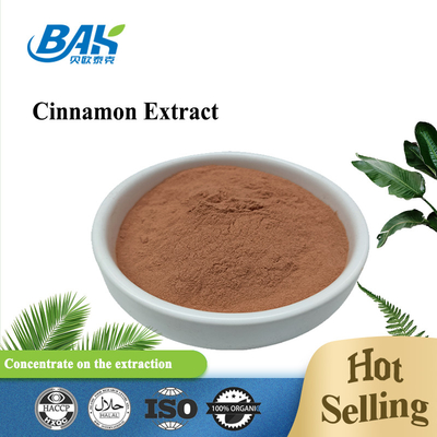 BAK Hohe Qualität Cinnamomum Cassia Presl Zimtextrakt Braun rotes Pulver 100% Pass 80 Mesh