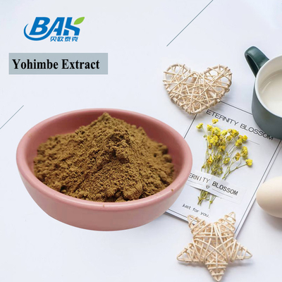 5%-98% Durchlauf 80 Mesh Corynanthe Yohimbe L gelbes Pulver Yohimbe-Auszug-100% Browns
