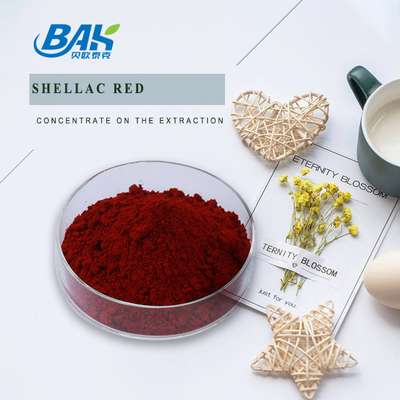 BAK Natürliche HPLC Schellac Rot / Lac Farbstoff Rot Hellrot bis Braun Pulver