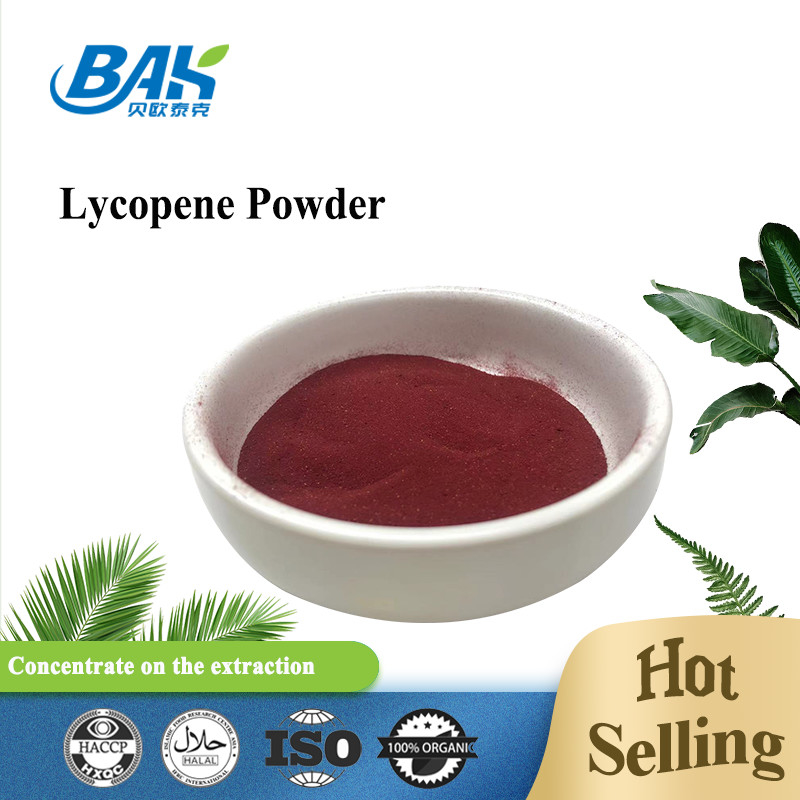 60 bis 80 Mesh Tomato Lycopene Dark Red pulverisieren Sie 5% 10% 20% 50% 98%