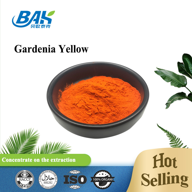 Gardenia Gelb Pulver Lebensmittelfarbstoff Natürliche Lebensmittelzusatzstoffe 94238-00-3