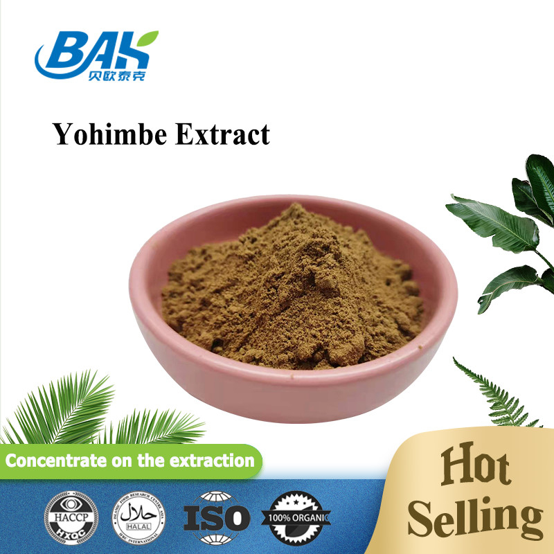 5%-98% Durchlauf 80 Mesh Corynanthe Yohimbe L gelbes Pulver Yohimbe-Auszug-100% Browns